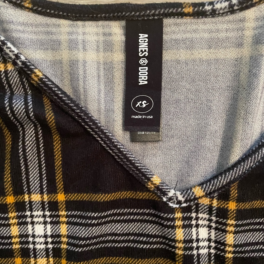 Agnes & Dora plaid long sleeve shirt - Picture 2 of 4